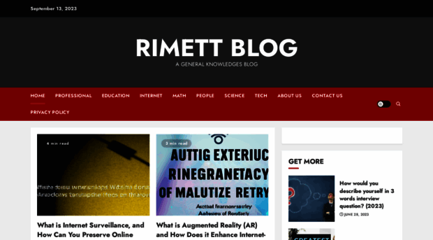 rimett.blog