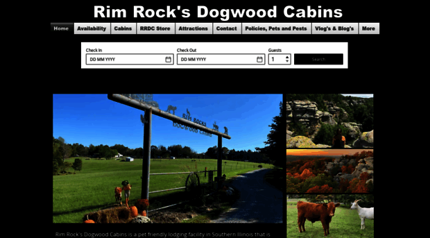 rimrocksdogwoodcabins.com