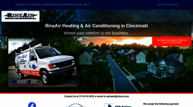 rineairhvac.com