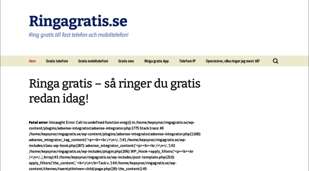 ringagratis.se