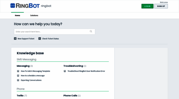 ringbot.freshdesk.com - Support : ringbot - Ringbot Freshdesk