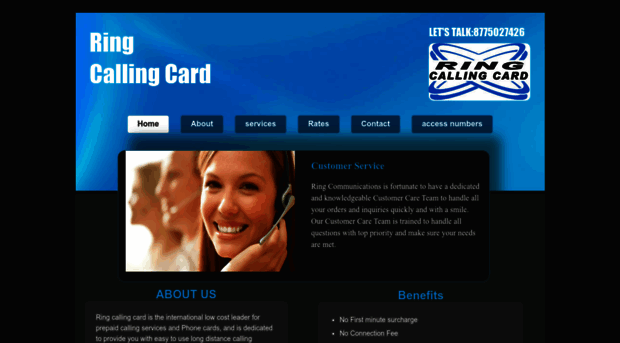 ringcallingcard.com