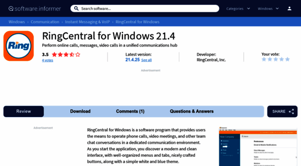 ringcentral-for-windows.software.informer.com