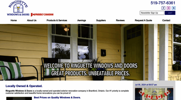 ringuettewindowsanddoors.ca