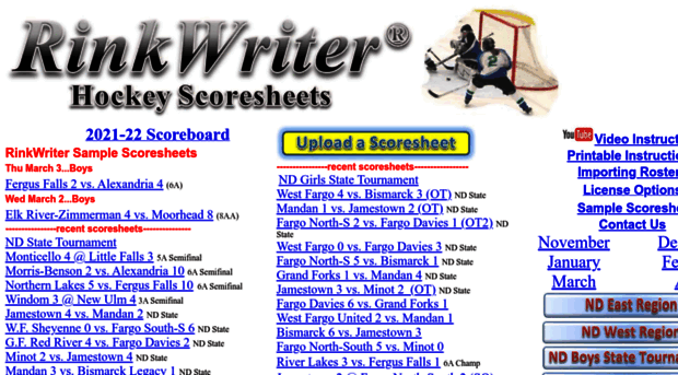 rinkwriter.com