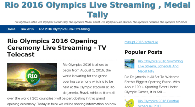 rio2016livestream.com