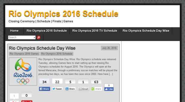 rioolympics2016schedule.org