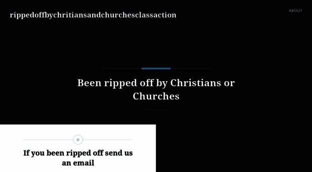 rippedoffbychritiansandchurchesclassaction.wordpress.com