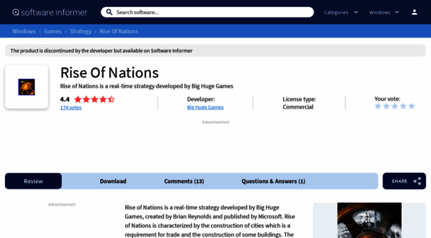 rise-of-nations.software.informer.com