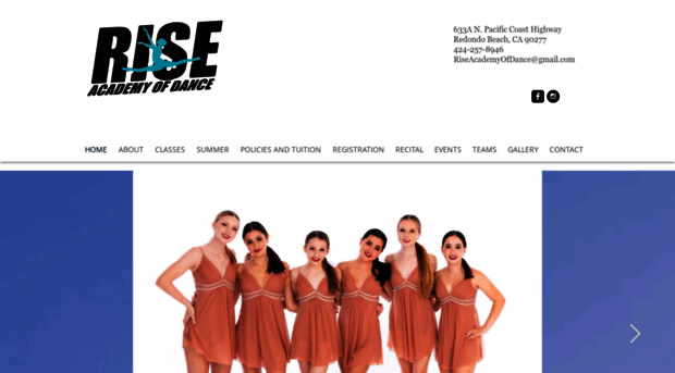 riseacademyofdance.com