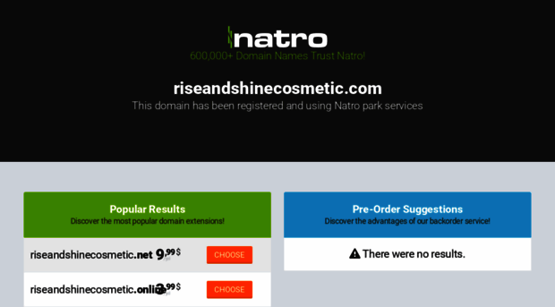 riseandshinecosmetic.com