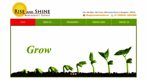 riseandshineindia.com