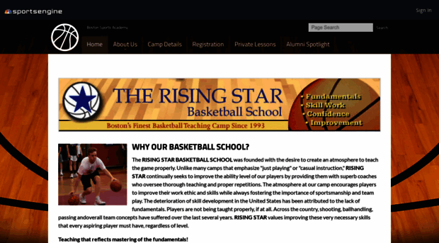 risingstarbasketballschool.com