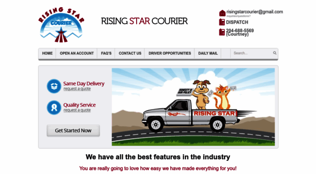 risingstarcourier.com