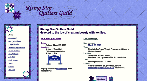 risingstarquilters.org