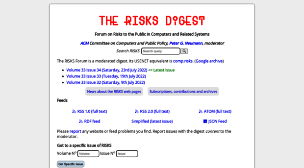 risks.org