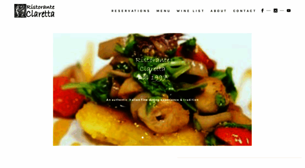 ristoranteclaretta.com