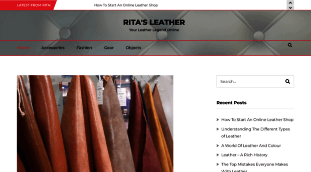 ritasleather.com