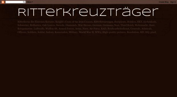 ritterkreuztraeger.blogspot.com