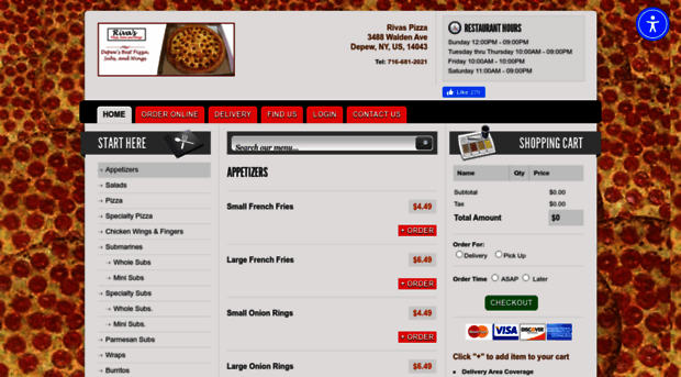 rivaspizza.com