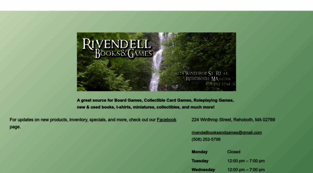 rivendellbooksandgames.com