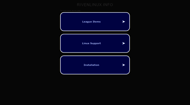 rivenlinux.info