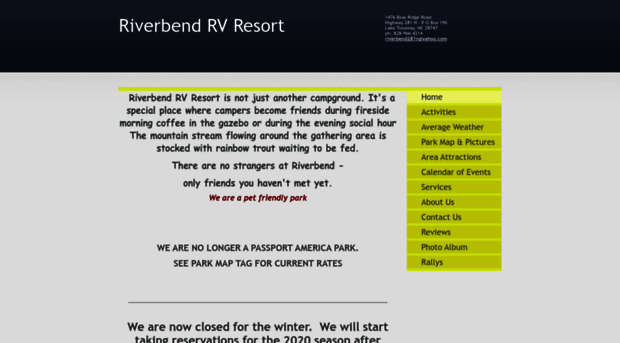 riverbendrvresortnc.com