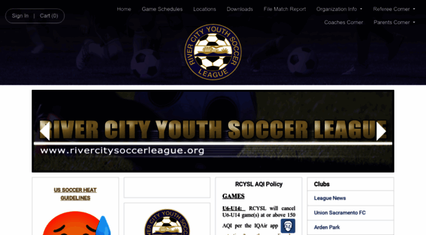 rivercitysoccerleague.org