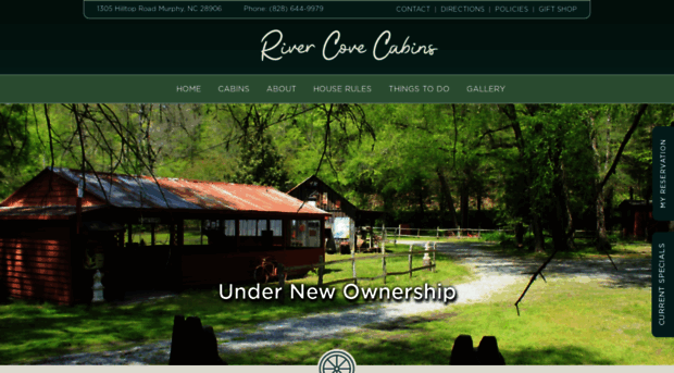 rivercovecabin.com