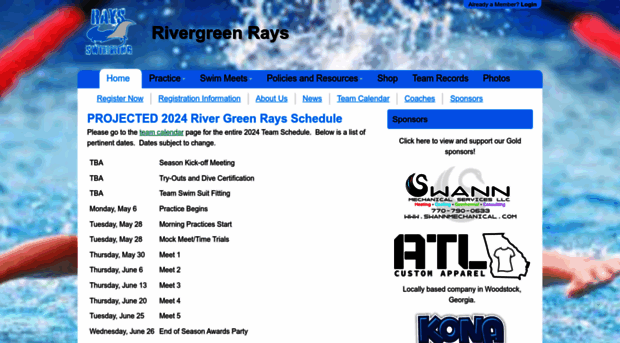 rivergreenrays.swimtopia.com
