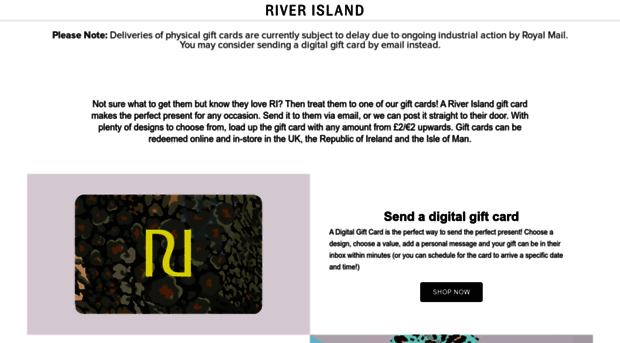 riverislandgiftcards.com