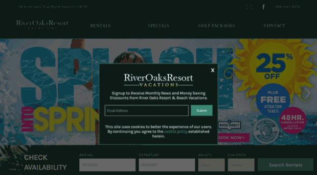 riveroaksresortvacations.com