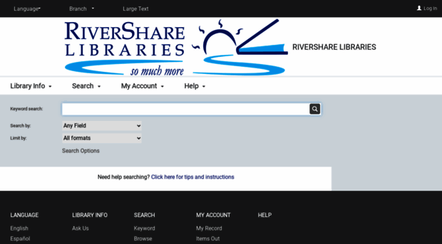 rivershare.polarislibrary.com