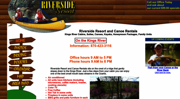 riversideresortandcanoes.com