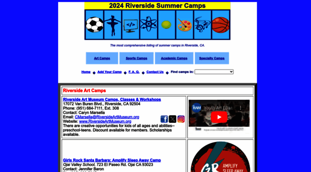 riversidesummercamps.com