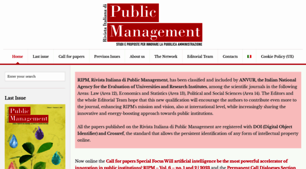 rivistaitalianadipublicmanagement.it