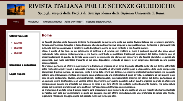 rivistaitalianaperlescienzegiuridiche.it