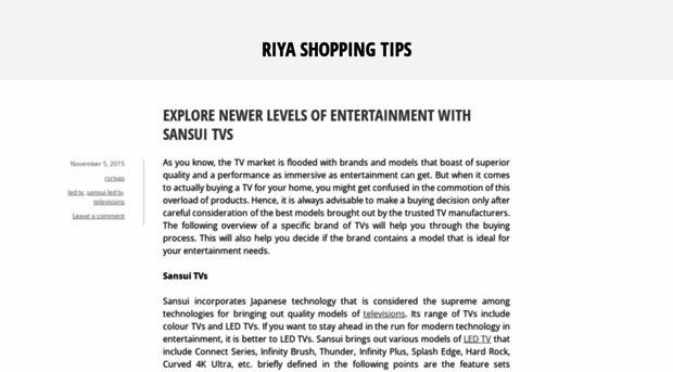 riyashoppingtips.wordpress.com