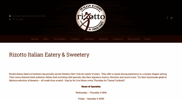 rizottoitalianeatery.com