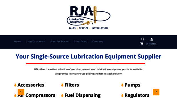 rjalubeequipmentsales.com