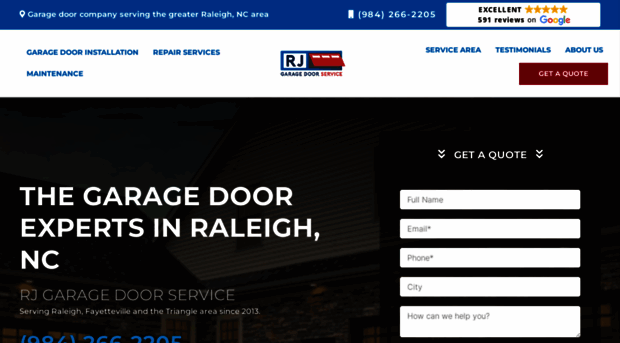 rjgaragedoorservice.com