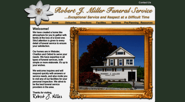 rjmillerfunerals.net