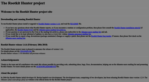rkhunter.sourceforge.net