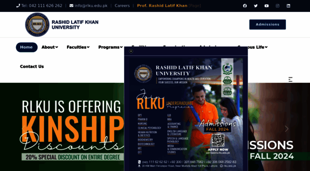 rlku.edu.pk - Rashid Latif Khan University, ... - Rlku