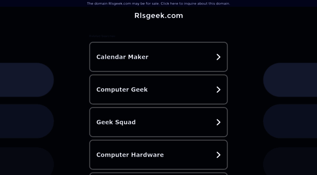 rlsgeek.com