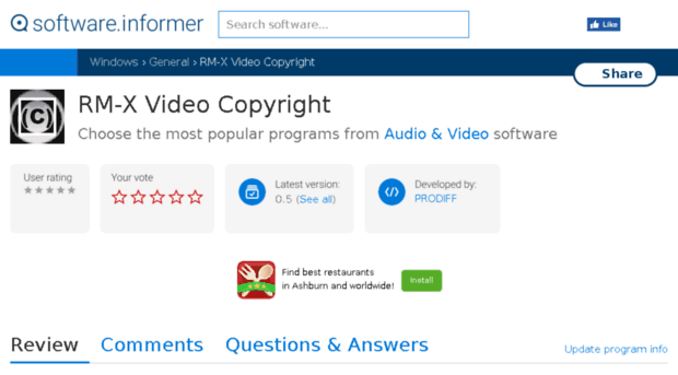 rm-x-video-copyright.software.informer.com