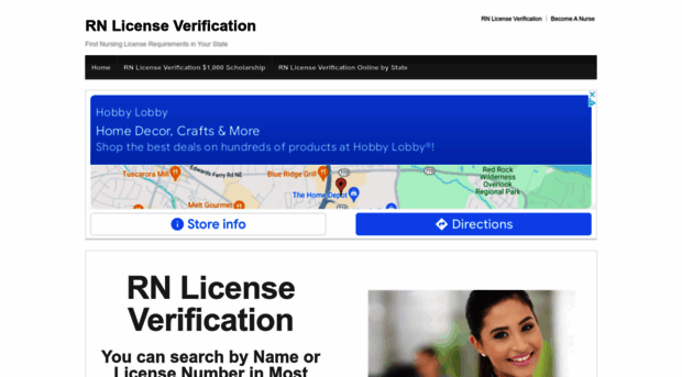 rnlicenseverification.com