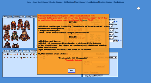 ro-character-simulator.ratemyserver.net