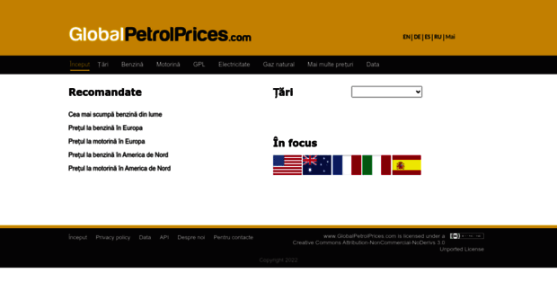 ro.globalpetrolprices.com