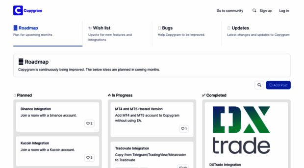 roadmap.copygram.app